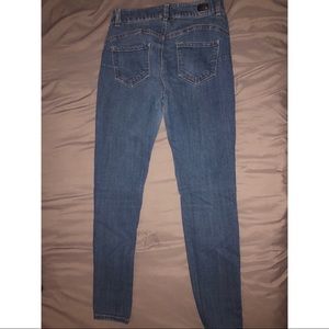 navy denim skinny jeans